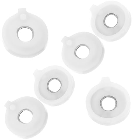 TOYZFRIENDY 6 Stück Trompeten Ventilscheiben Federplatten 15x18mm Kunststoff Metall Zubehör für Basshorn Musikinstrumente