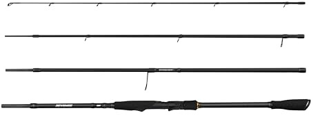 Savage Gear Revenge SG2 Medium Travel Angelrute | Süßwasser-Spinnrute für Hecht, Barsch und Zander | Mittlere Köderkontrolle | 24+30T Carbon-Blank | Mehrere Größen
