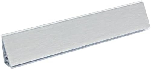 Alzatine per Cucina | Spalletta Triangolare Inox | 50,60,90,100,120,150,180,200,240,250 cm | Complete di Accessori di Fissaggio (250 cm)