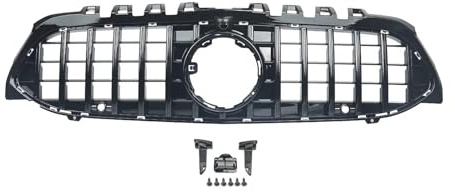 Frontgrill Autofront Frontgrill Für W177 A180 A200 A260 A45 GT Für GTR Ab 2018 Passend Für Panamericana-Stoßstangen Ohne Emblem für Kühlergrills