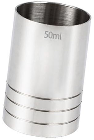 Zanthicia Stainless Steel Measuring Cup Bartender Jigger Essential for Measured Shots and Cocktail at Home Bartending Bartender Jiggers Ounce Measurements