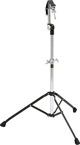 LP Latin Percussion LPA245 Bongoständer Aspire Strap-Lock, doppelstrebig, verchromt, L-förmige Auflage, Camlock-Spannsystem