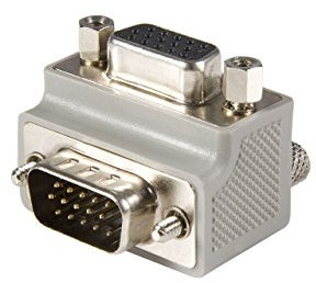StarTech.com GC1515MFRA1 Adattatore Angolato a Destra VGA a VGA, Tipo 1, M/F, Grigio