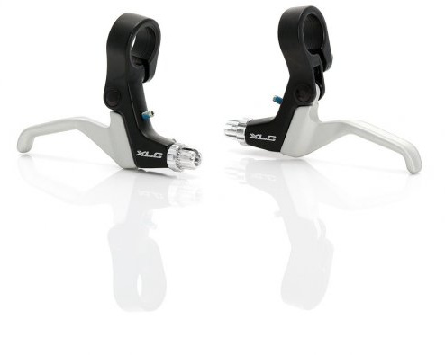 XLC BL-V03 Bremshebel Set für Mini-V-Brake schwarz/Silber 2018 Scheibenbremse
