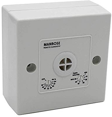 Manrose MAN1361 Remote Humidistat and Timer Controller | Humidistat and timer controls, For compatible ventilation controls