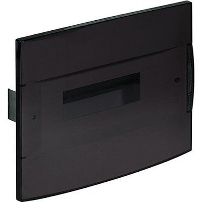 BTicino F215P/8D Centralino da Incasso con Portello Fumè per 8 Moduli DIN da Completare con Scatola F215/8S
