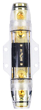 100A Sicherungshalter 1 In 1 Out, Sicherungsblock 100A Car Audio Verstärker Inline-Sicherungshalter 0Ga-4Ga