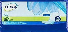 4 x Tena Ladyultra Mini Slipeinlagen - Packung mit 15 Stück