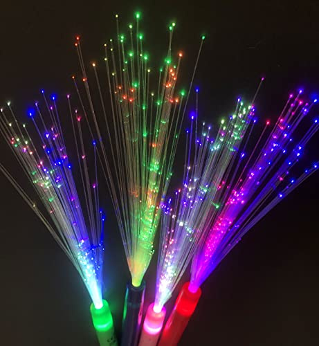 Partyknicklichter - 50 Stück LED Leuchtwedel Multicolor - Leuchtstab mit Multicolor Licht - für Party, Konzert und Hochzeit - inkl. Batterien …