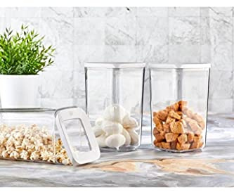 Vip Ahmet Vorratsdosen, Aufbewahrung 3tlg Set 250ml 700ml 900ml 1200ml 1700ml (3x1200ml VP-184)
