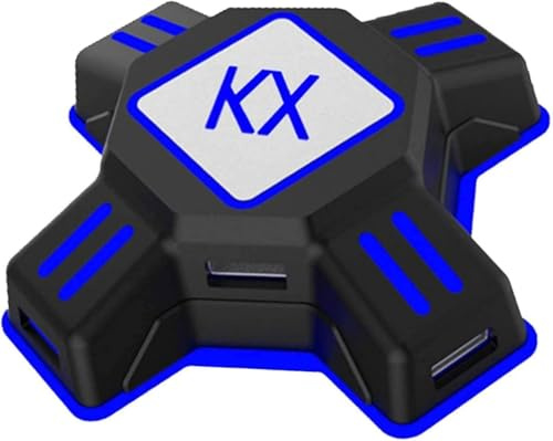 GZW-Shop Adapter Tastatur und Maus Konverter FPS Spiel für NS Switch/ PS4 / PS3 Konsolen,unterstützt benutzerdefinierte Tastaturtasten und Mausempfindlichkeit