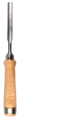 Atoplee Wood Carving Gouge Chrome Vanadium Steel Semi-Circular Carpenter Woodworking Chisel (12mm(1/2))