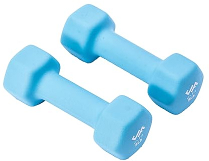 JFIT Neoprene Dumbbell (Set of 2), 5 LBS