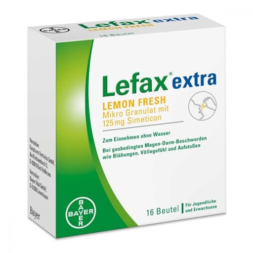 Bayer Vital Geschäftsbereich Selbstmedikation Lefax Extra Lemon Fresh 16 Stück