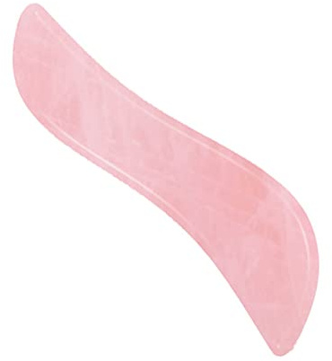 Rosenquarz Yoni Zauberstab Natürliche weiße Kristall Massage Stab Obsidian Yoni Stick Naturstein Körpermassage Stab Gesicht Massagegerät Bar, Pink S