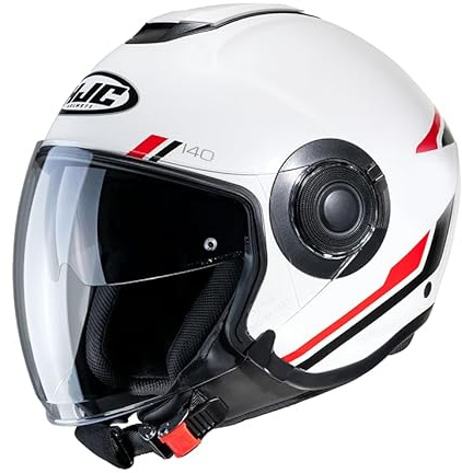 HJC, Casque Jet Moto I40 Paddy MC1, L