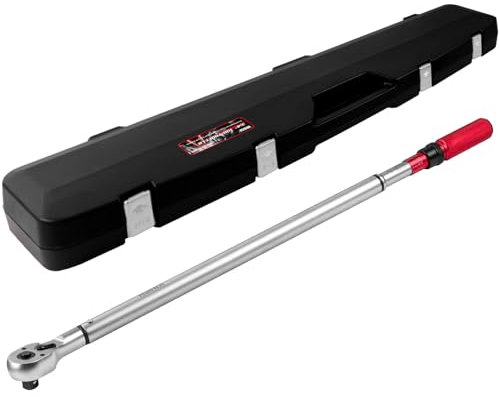 Hairich 3/4-Inch Drive Click Torque Wrench, Dual-Direction Adjustable 48 tooth 100-700ft.lb/136-949Nm, Professional Inch Pound Torque Wrench, for Maintenance Tool and Product Assembly