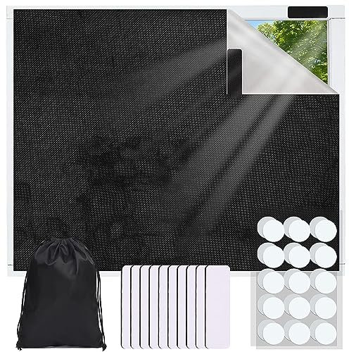 Fyihoxi Tenda a rullo oscurante, 200 x 150 cm, oscurante, senza fori, per finestre senza fori, oscurante, tenda solare