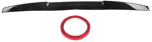 Heckspoiler, Gummi-Heckflügel-Kofferraumspoilerlippe Schwarz Universelles Aerodynamisches Automodifikationszubehör