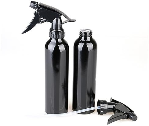 FRCOLOR Botella Pulverizadora De Aleación De Aluminio Pulverizador De Agua Vacío Recargable Para Salón De Belleza Dispensador Multifuncional Para Jardín y Cuidado De Plantas
