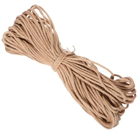 minkissy 1pezzi Rope per Tiragraffi per Gatti Filo di Juta Naturale per Robusta e Durevole Perfetta per Sostituzione e Creazioni Artigianali