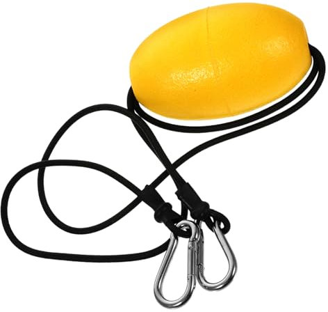Yardwe Bojenball Angelposen Schleppleine Aus Marineseil Schwimmerleine Angelzubehör Mit Haken Für Meeresangeln Leicht Und Kompakt Für Kajak Oder Boot Zum Ankern Hergestellt Aus