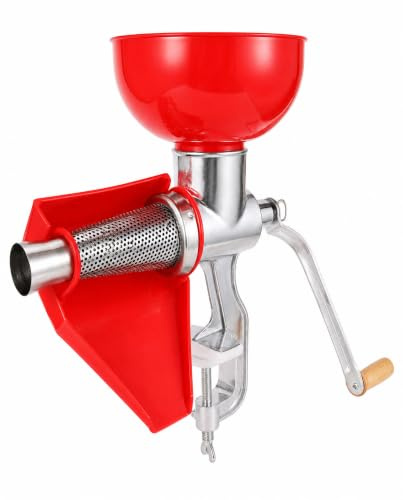 Exprimidor de Tomate de Gran Capacidad, Cáscara y Semillas Separadas, Filtro de Acero Inoxidable, Fácil de Instalar Adecuado para Exprimir Jugos de Tomate, Limón y naranja.