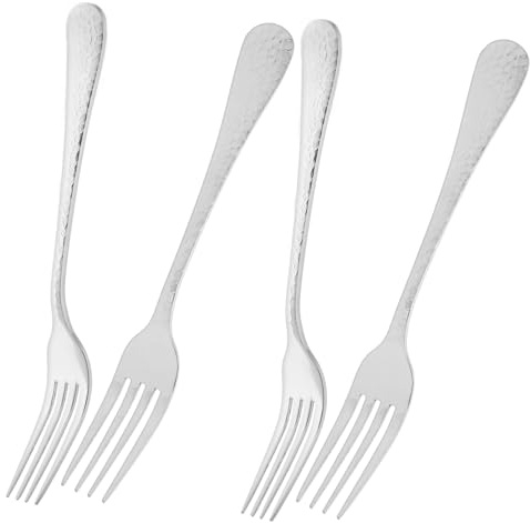 ZUNOXAZ 4pièces Couverts Acier Inoxydable Cuillère Fourchettes Set De Fourchettes pour Cuisine Restaurant Usage Quotidien