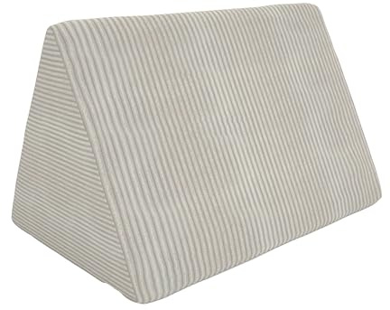 POKAR Cojín Triangular para Sofá Modular Niños | Cojín 55x35x35 cm en Espuma con Funda de Pana Suave | Accesorio Compatible con Sofá para Niños Infantil | Certificado Öko-Tex | Atardecer Arenoso