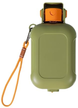 Baoblaze de Viaje para Cachorros, Botella de Agua para Perros, Vaso para Mascotas para Exteriores, Ideal para Senderismo, Verde