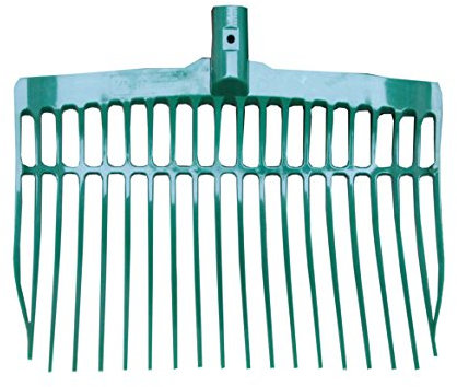 Shavings Fork Extra Light Almost Unbreakable, Flexible, Robust Top Product, Muck Fork, Dung Fork, Horse Manure Fork, Green