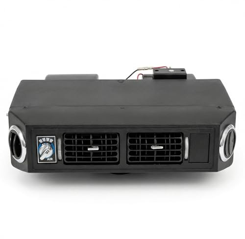 Coldmaster Universal 12v Heater for Car Under-Dash CM-432B-H 13,700 BTU 359 CFM Automobile Interior with Blower Speed Switch - Ideal Cars Heaters for Vehicle Regular & Small Size Car & Truck