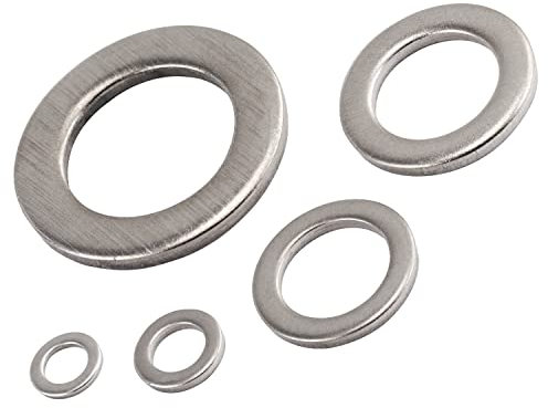 OPIOL QUALITY® Unterlegscheiben für Zylinderschrauben M12 DIN 433 aus Edelstahl A2 V2A (20 Stück) U-Scheiben Scheiben für Zylinderkopfschraube Scheiben