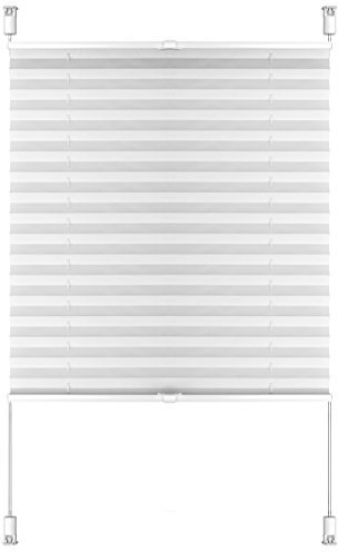 S SIENOC Plissee Klemmfix Fenster Plissee Rollo Sonnenschutz Ohne Bohren Rollo Fenster & Türen inkl. Zubehör (Weiß, 70x220 cm)