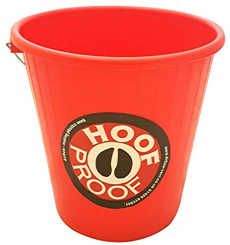 Airflow Mehrzweckeimer mit Hufschutz, 10 l, Rot