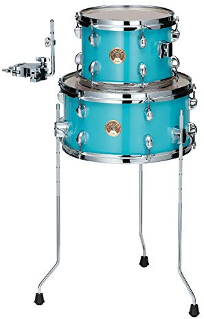 Tama Add-On Kit für Club-Jam Mini - 10 x 7 Tom Tom/14 x 7 Floor Tom/Single Tom Halterung - Aqua Blue (LJKT10F14-AQB)