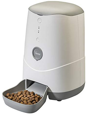 HI.PET PDE3S Distributore cibo gatti e cani intelligente Smart WiFi, dispenser automatico cibo animali Crocchette e Croccantini, Compatibile iOS Android, programma quantita' giornaliere o settimanali