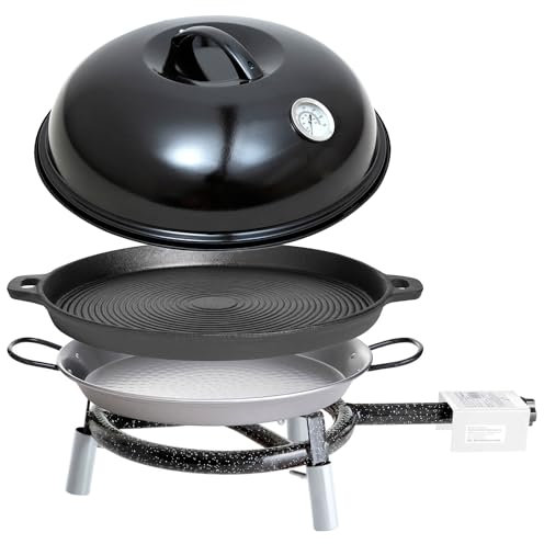 PaellaWorld Trekking Line Set – Équipement complet avec capot de cuisson
