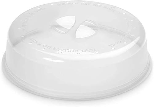 Space Home - Copertura per Microonde 26 cm - Coperchio per Microonde - Coperchio per Microonde Perfetto per Proteggere i Piatti Alimentari - Coperchio per Microonde Antischizzo - 26 cm