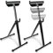 Ikodm 2 Set di cavalletti a rullo da 68 a 108 cm, regolabile in altezza, pieghevole, con piedini antiscivolo, supporto fino a 90 kg