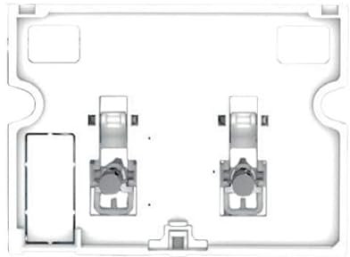 Ensemble socle/bras/noix pour plaque de commande INGENIO SIAMP