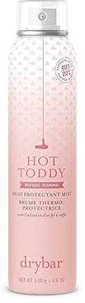 Drybar Hot Toddy Heat Protectant Mist || 130 g || Protects dry hair from heat styling with curling, straightening and styling irons (up to 232°C) || geat for all hair types