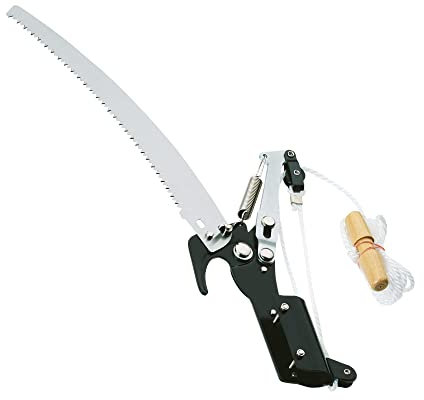 Amig - Cesareccia e Sega da Taglio | Utilizzo con Pertica | 305 x 153 mm | Acciaio, Cordino in Nylon | Manico a T | Per Tagliare e Potare Rami o Tronchi di Alberi e Piante | Pertica Non Inclusa