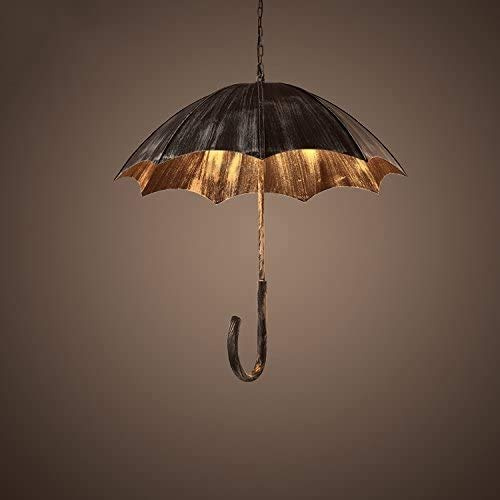 E27 Retro Loft Industrial Pendant Lamp Vintage Color Umbrella Chandelier LED Creative Iron Chandelier Bedroom Living Room Barn Restaurant Dining Room Umbrella Ceiling Lights Hanging Light Interesting