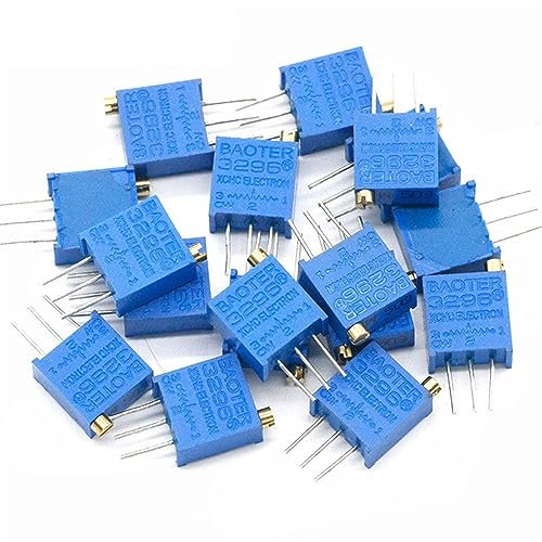BIRGI 500 Stück 3296W 50 100 200 500 Ohm 1K 2K 5K 10K 20K 50K 100K 200K 500K 1M Ohm 50R 100R 200R 500R Trimpot Trimmer Potentiometer 3296 (Size : 1K Ohm)