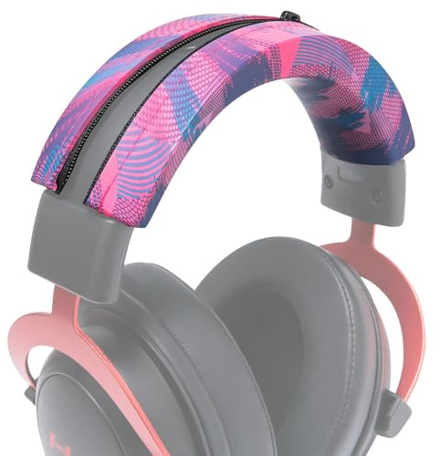 WC BandZ ATH - Headband Cover for Audio Technica ATH M50X & M50XBT | Made by Wicked Cushions | Also fits M50, M40X, M40, M40FS, M30X, M30, M20X & MSR7 | Speed Racer