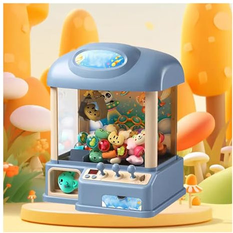HAZARA Claw Machine Exercer La Coordination œIl-Main ， Distributeur Bonbon Adaptable à Diverses Occasions ， Candy Grabber Convient Aux CompéTitions Familiales,Blue