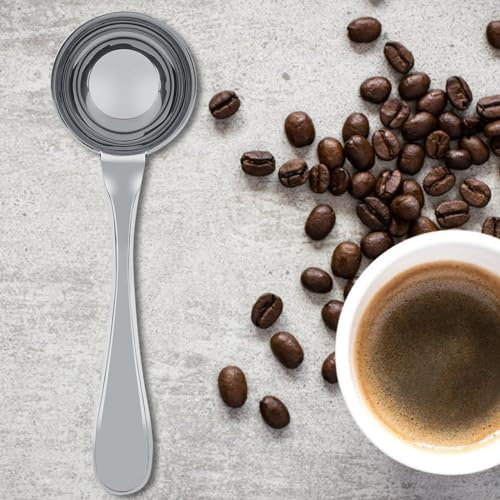 Stainless Steel Handled Coffee Measuring Spoon Scoop Tablespoon for Home Kitchen 15ML