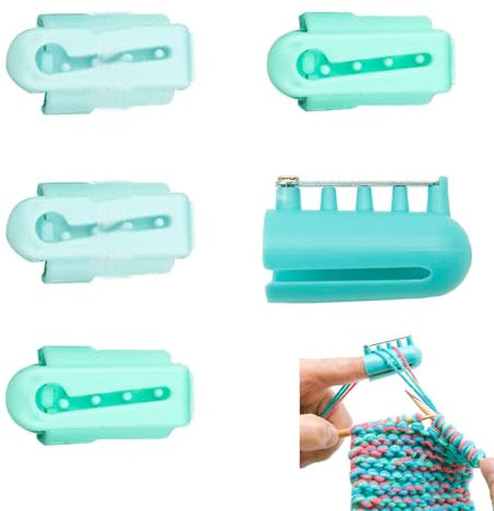 puzzlegame Fingerhut für Führung | 5 Stück/Pack Garnführung Fingerhalter | Nähspule Kleines Nähwerkzeug Zubehör Farbe Garnclips Halter Werkzeug Strickzubehör