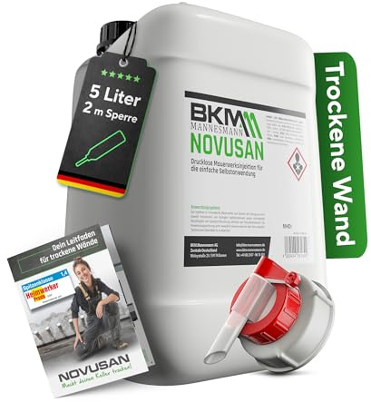 Novusan Kanister mit Dosierhahn - Horizontalsperre Injektion 5 Liter